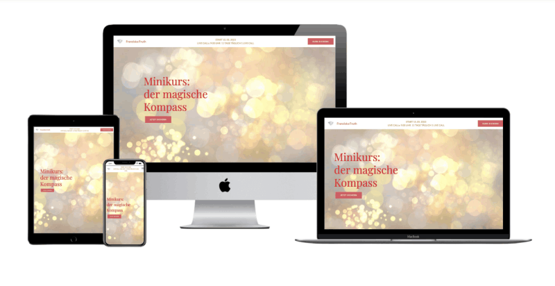 Website Redesign Stuttgart – Minikurs Landingpage responsiv mobiloptimiert SEO